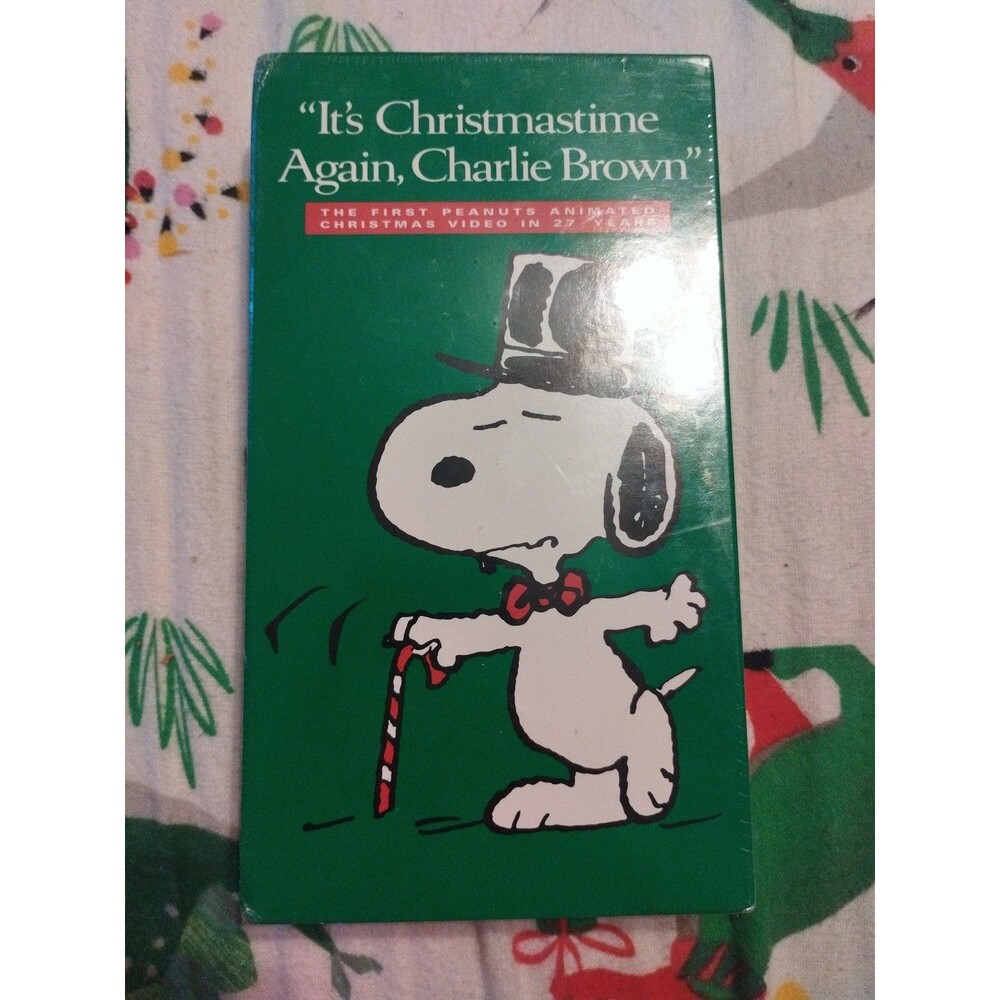 It's Christmastime Again, Charlie Brown VHS 1992 Shell  *Factory Sealed*